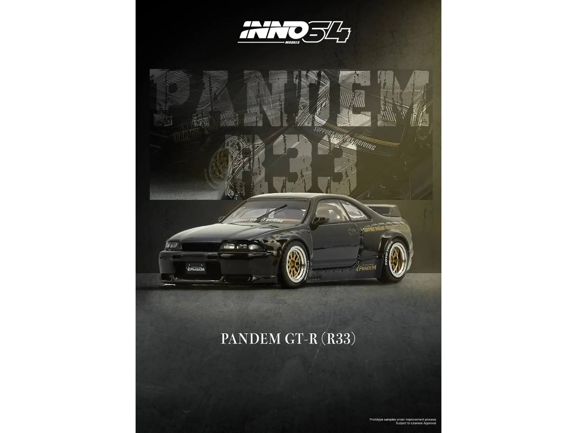 INNO34 MOOES PANDEM HANDE IING HARDOO AT-DRIVING 133 PTRE SORVI PANDEM PANDEM GT-R (R33)  
Phototype samples under -pensmen - Sutsect . ore pprovs