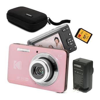Kodak PixPro Friendly Zoom FZ55 16MP FHD Digital Camera (Pastel Kodak PixPro Friendly Zoom FZ55 16MP FHD Digital Camera (Pastel