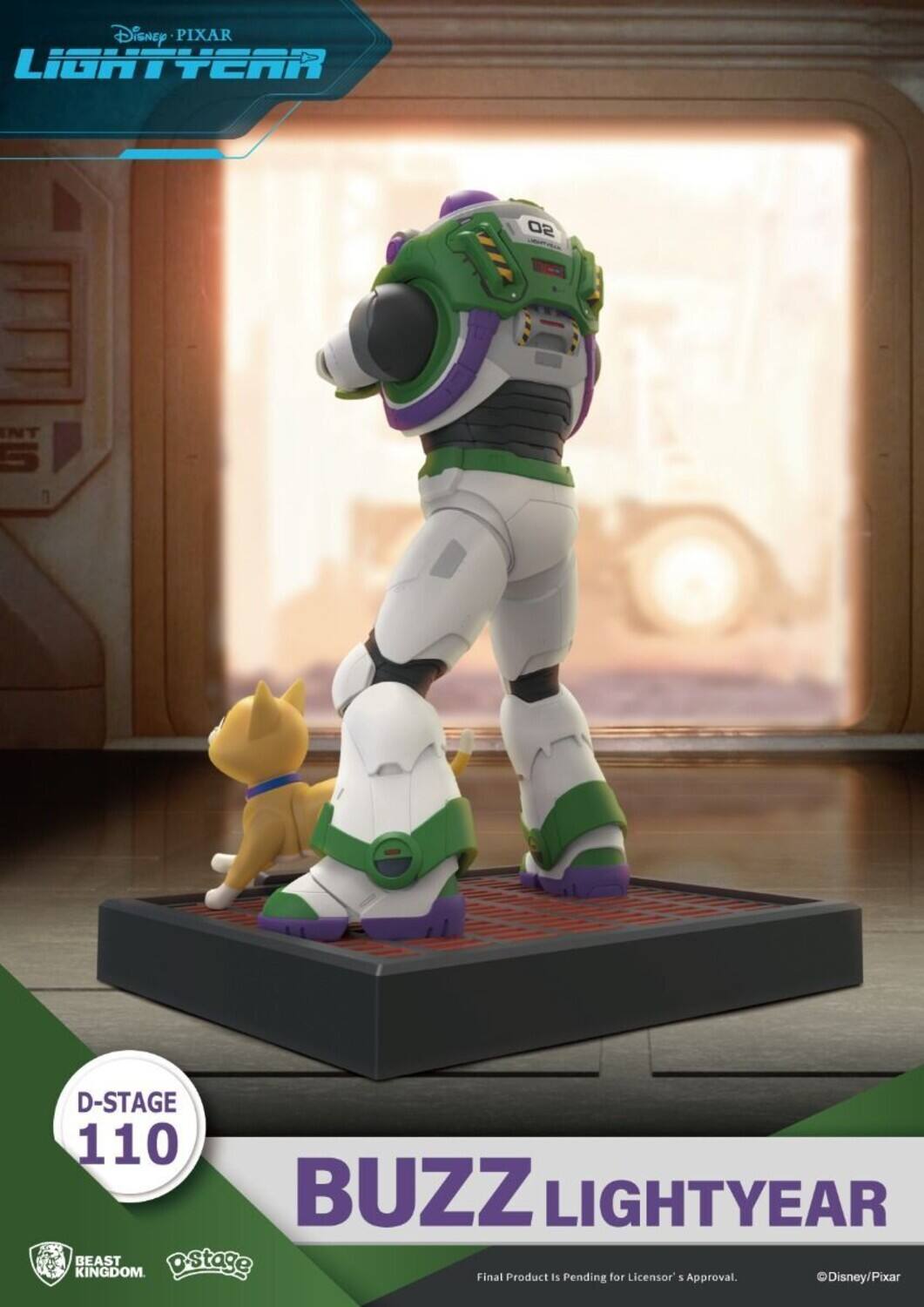 Disney Pixar Lightyear 02 ENT 5 D-Stage 110 Buzz Lightyear Beast Dstage Kingdom. Final Product Is Pending for Licensor's Approval.