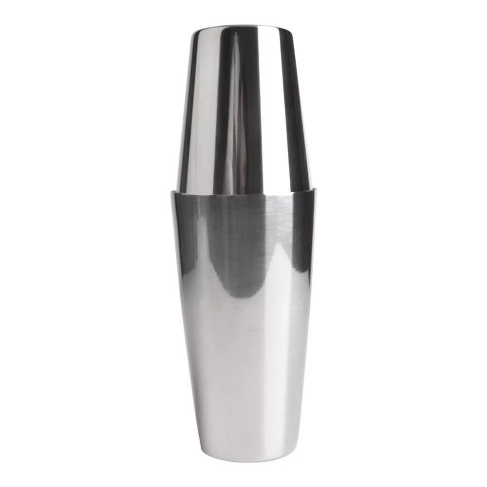 Malletson - Boston Shaker, Cocktail Shaker, 16 OZ & 20 OZ Mixers, 18/8 Stainless Steel - Silver