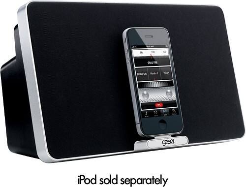 Angle Standard. GEAR4 - HouseParty 4 Evo Speaker System for Apple® iPod® and iPhone® - Black.