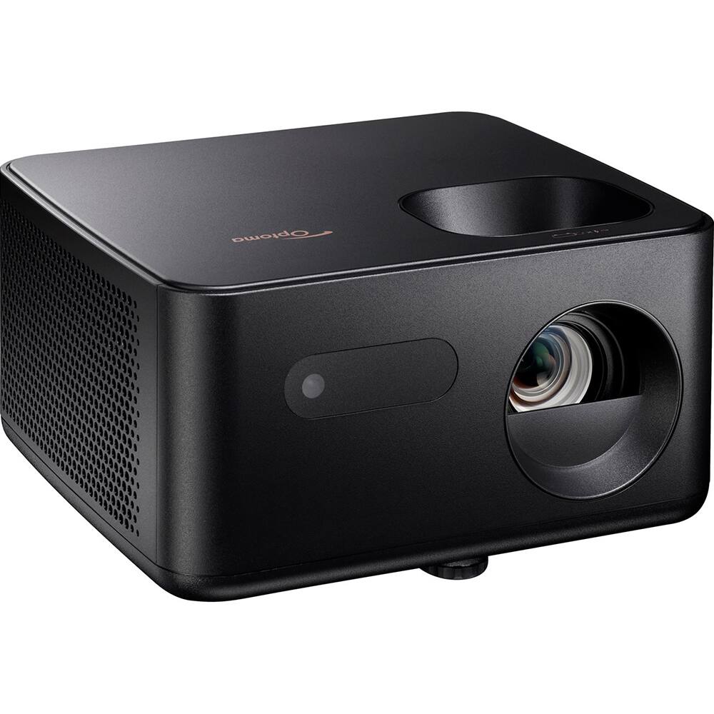 Alt View 1. Optoma - 4K UHD 3LED Compact Home Entertainment Projector PK31 - Black.