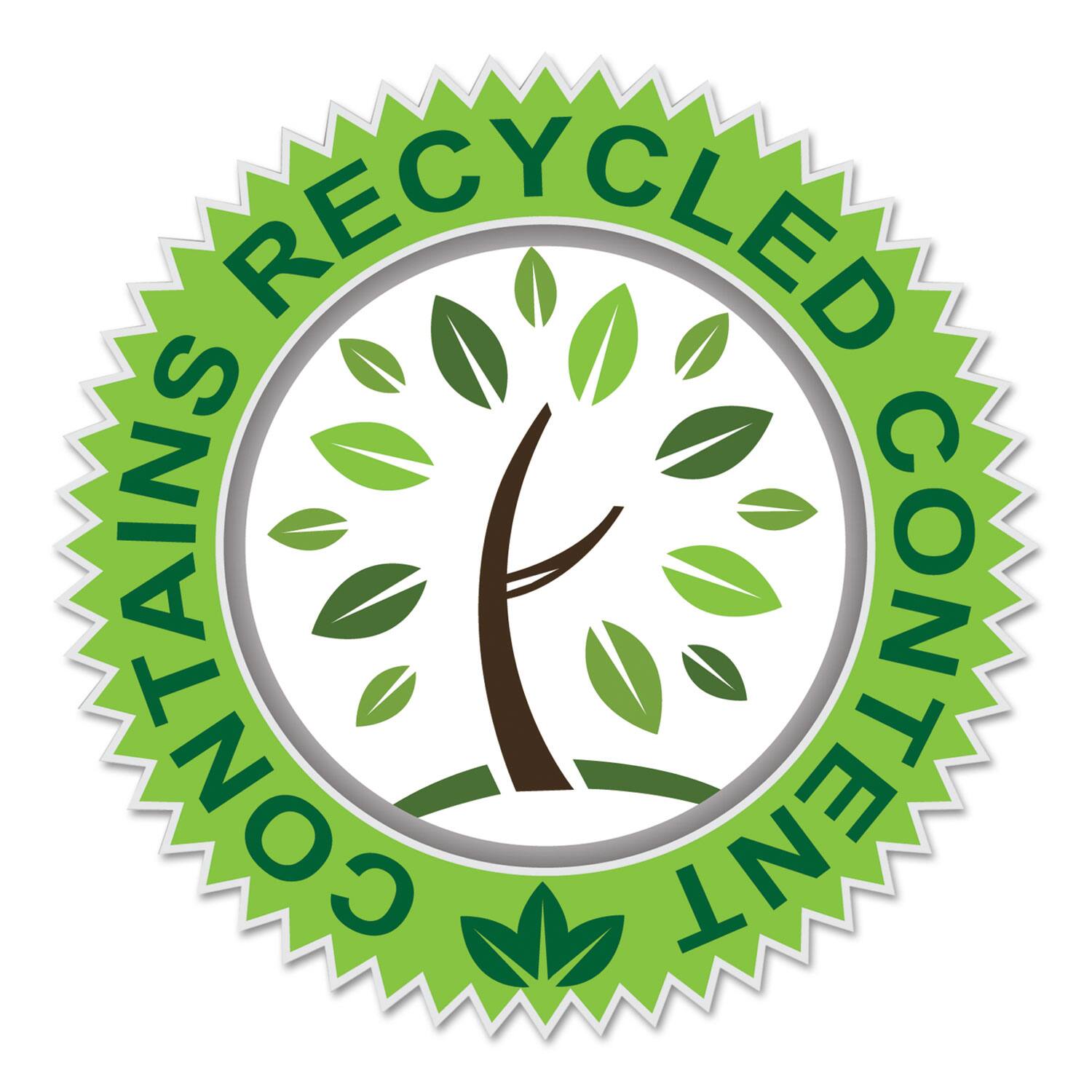 CONTAINS RECYCLED CONTENT