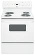 Hotpoint - 5.0 Cu. Ft. Freestanding Electric Range - White-on-White - Larger Front