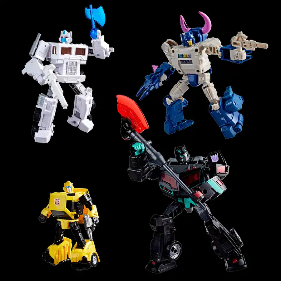 Transformers Autobots vs Decepticons Set of 4 | Transformers: Age of ...