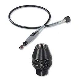 Dremel - 225-02 Flex-Shaft Attachment with 4486 Keyless Chuck