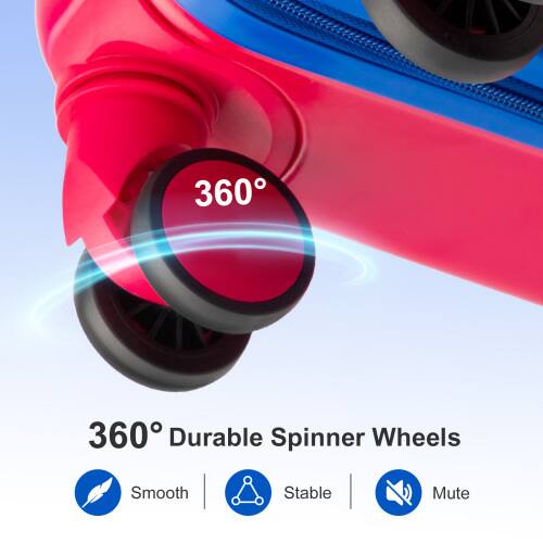360° Durable Spinner Wheels  
Smooth | Stable | Mute