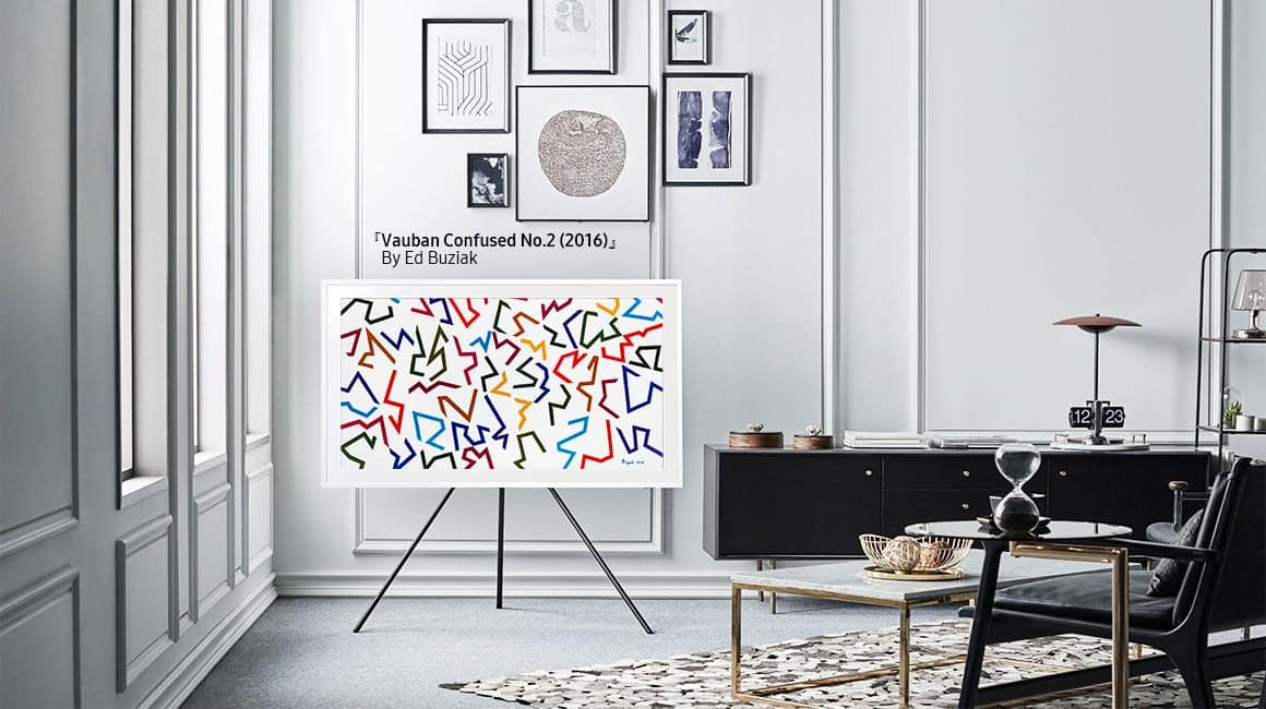 Alt View 25. Samsung - 65” The Frame Customizable Bezel - Modern Brown.