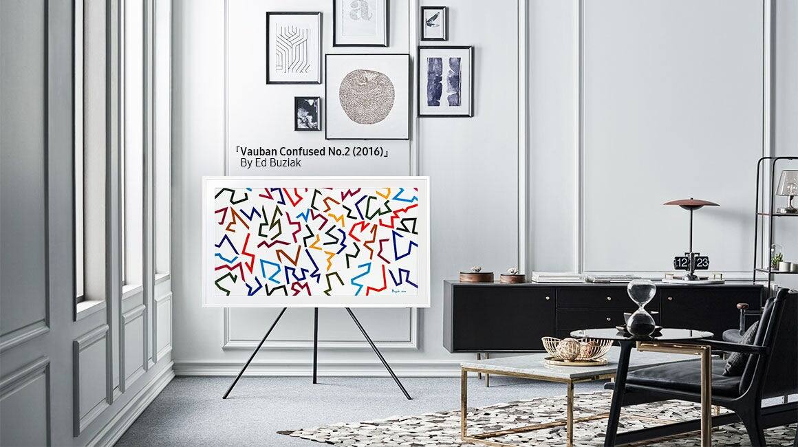 Alt View 25. Samsung - 65” The Frame Customizable Bezel - Modern Brown.