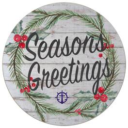 Jardine - Portland Pilots 20'' x 20'' Season's Greetings Circle - White