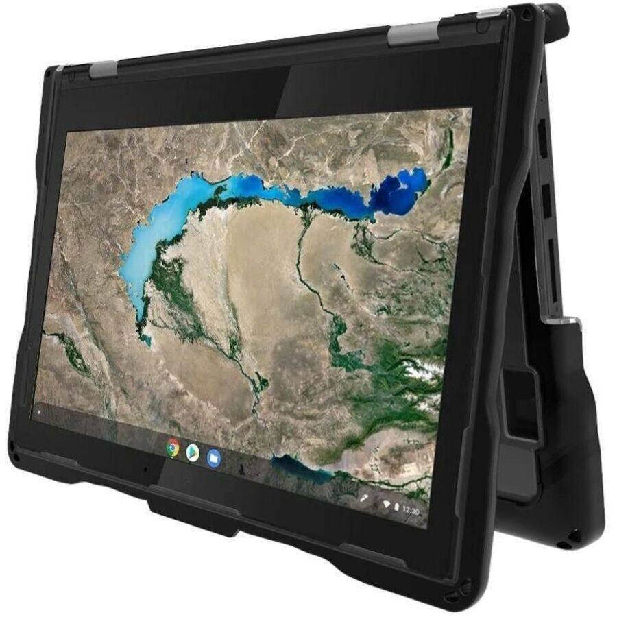 Alt View 1. Gumdrop - Gumdrop DropTech Lenovo 300e Gen2 Intel - For Lenovo Chromebook - Black - Drop Proof, Shock Resistant, Bump Resistant - Black.
