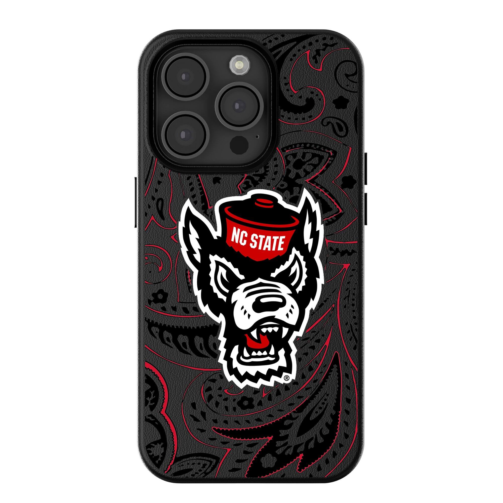 Keyscaper - NCAA - NC State Wolfpack Paisley iPhone Magnetic Bump Case - 16 Pro Max - Black price history on PriceWatchPro