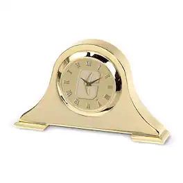 Jardine - Charlotte 49ers Napoleon Desk Clock - Gold