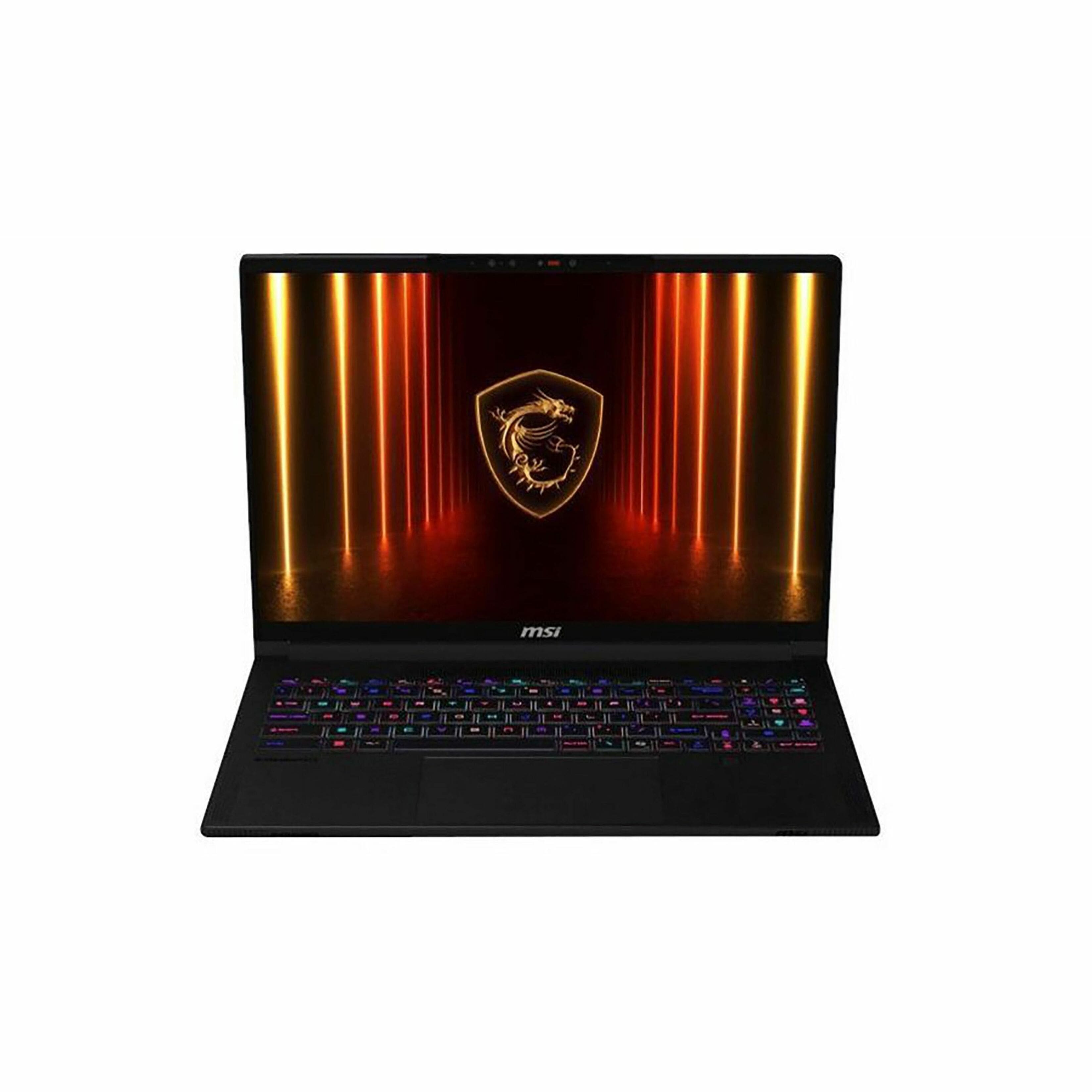 Angle. MSI - 16" Gaming Laptop 2560 x 1600 (QHD+) - AMD Ryzen AI 9 HX 370 with 64GB Memory - GeForce RTX 5090 - 2 TB SSD - Core Black, Black.