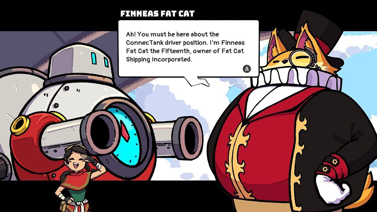 FINNEAS FAT CAT
Ah! You must be here about the Connec Tank driver position. I'm Finneas Fat Cat the Fifteenth, owner of Fat Cat Shipping Incorporated. A