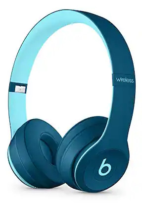 Front. Beats - Beats by Dr. Dre - Beats Solo3 Wireless On-Ear Headphones - Beats Pop Collection- POP Blue - Pop Blue.