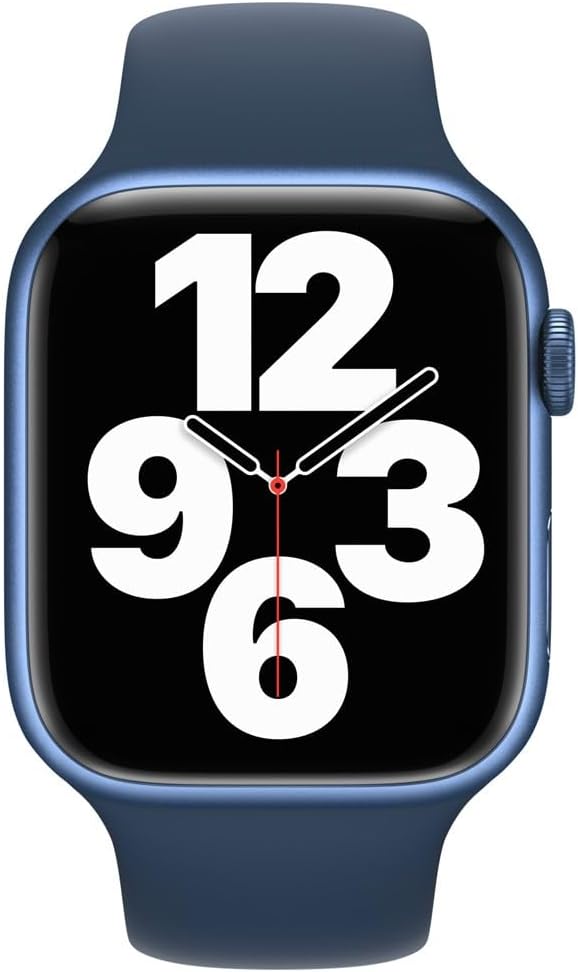 Angle. Apple - Watch Series 7 Aluminum 45 mm (GPS + Cellular) - Blue.