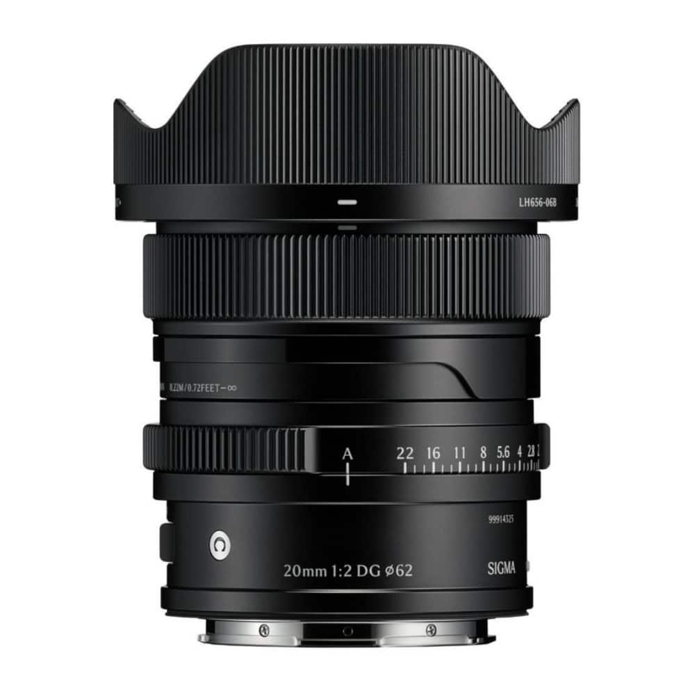 Sigma - 20mm F2 DG Black Contemporary Lens for L Mount