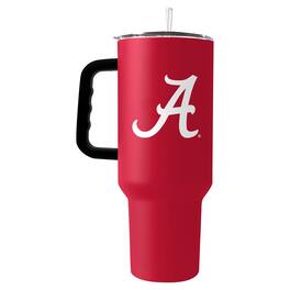 Logo Brands - Alabama Crimson Tide 40oz. Travel Tumbler with Handle - Cardinal