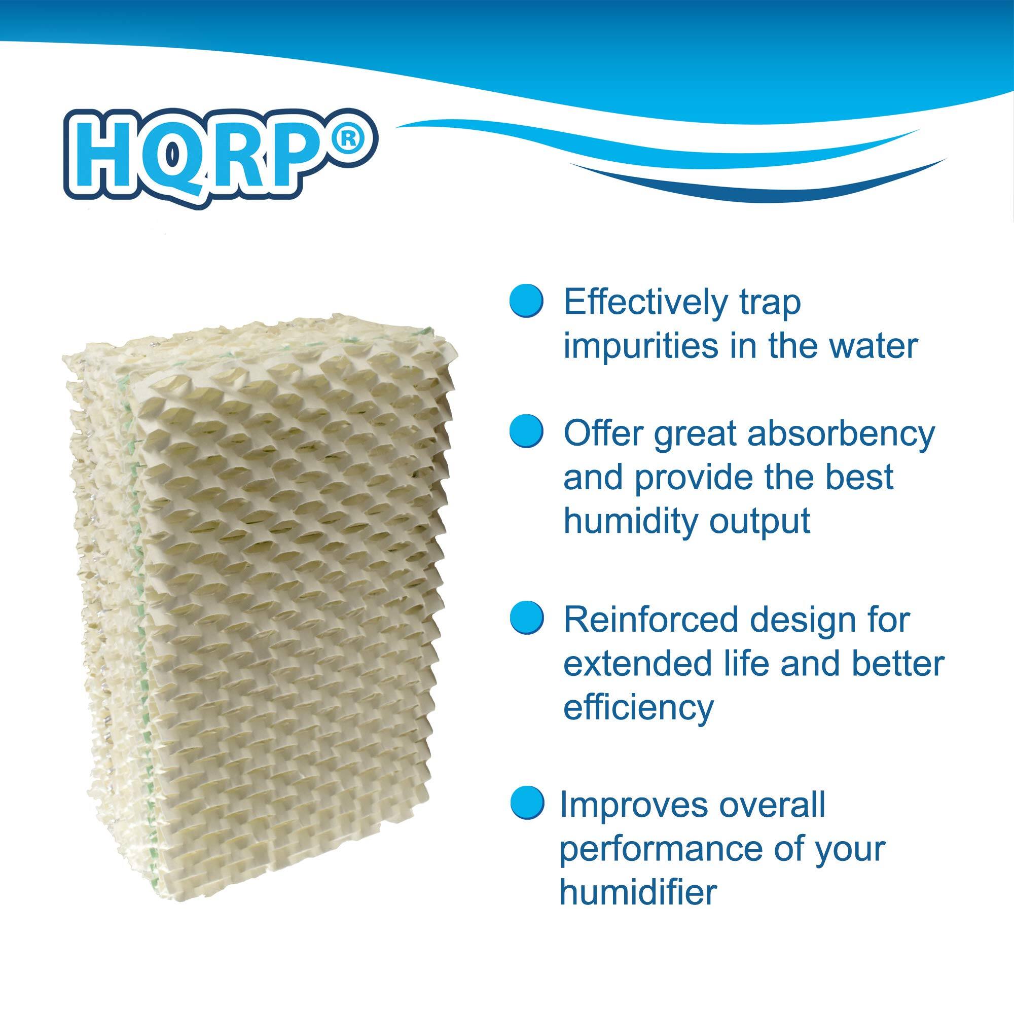 HQRP®

- Effectively trap impurities in the water
- Offer great absorbency and provide the best humidity output
- Reinforced design for extended life and better efficiency
- Improves overall performance of your humidifier