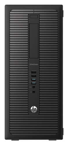 Front Standard. HP - EliteDesk 800 G1 Desktop - Intel Core i7 - 4GB Memory - 500GB Hard Drive.