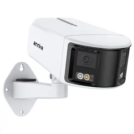 Front. Phivve - 180° 6MP Dual Lens Security Camera with App & Web Control, Smart Detective, 98ft. Night Vision, 2-Way (4 pcs) - White.