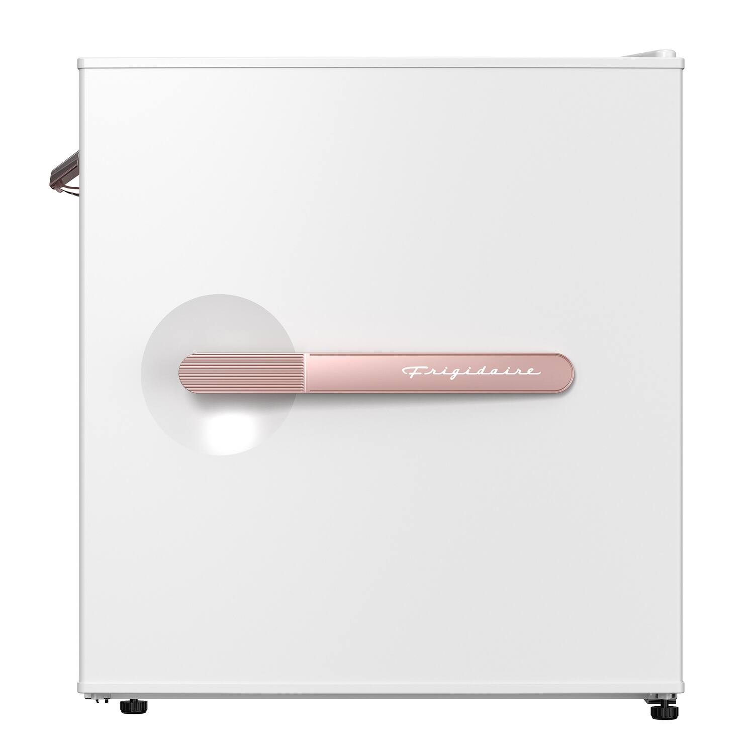 Left. Frigidaire - Frigidaire EFR197RGWHIT 1.6 Cu. Ft. White Retro Compact Refrigerator with Side Bottle Opener - Black.