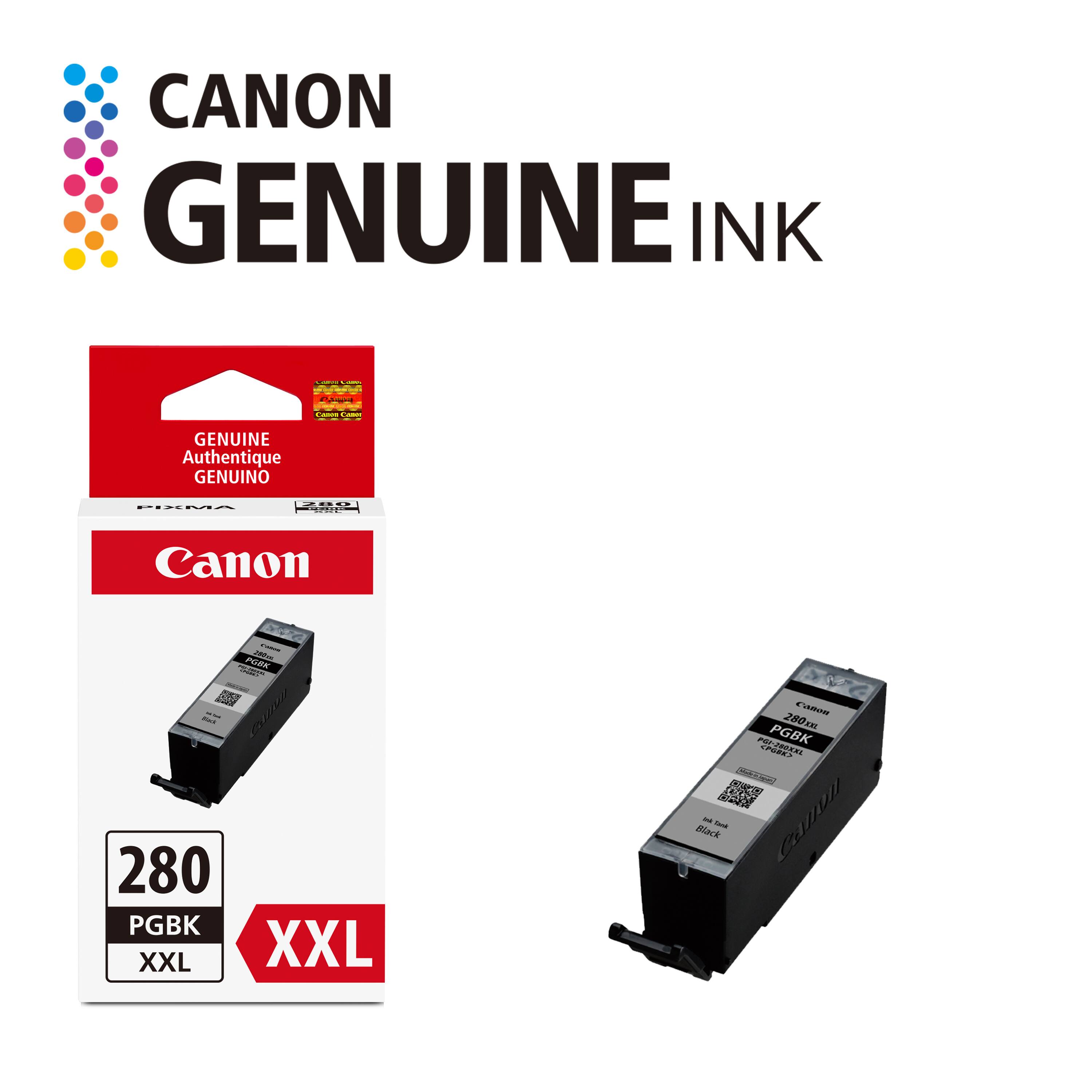 CANON GENUINE INK

Canon 280 PGBK XXL

280 PGBK XXL

Canon Genuine Ink

Authentique GENUINO

Canon