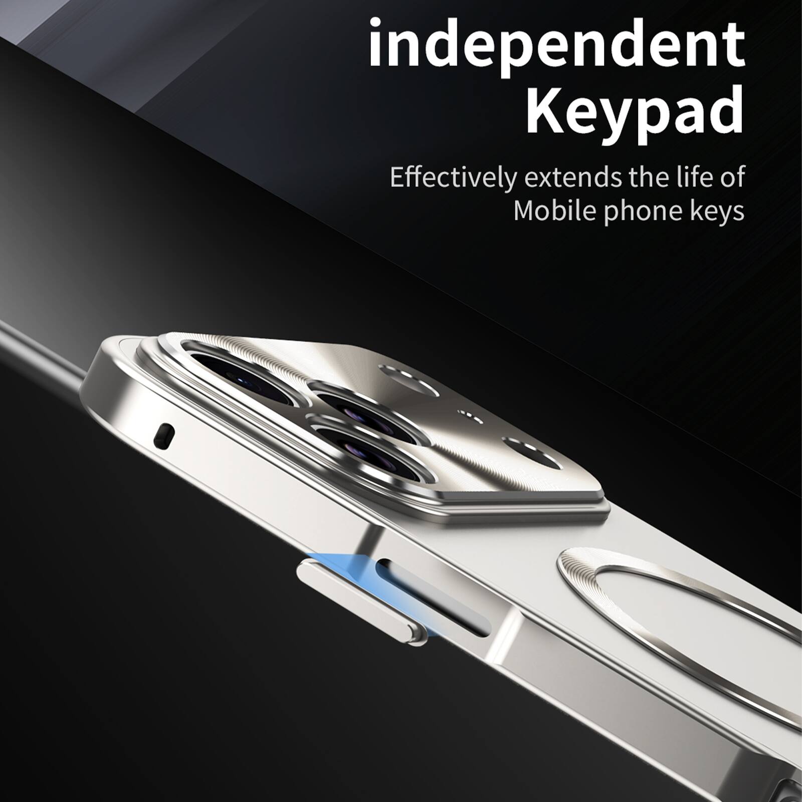 independent Keypad  
Effectively extends the life of Mobile phone keys