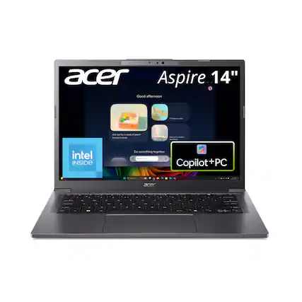 Acer Aspire 14"
Good afternoon
Do something together
Copilot+PC
Intel Inside