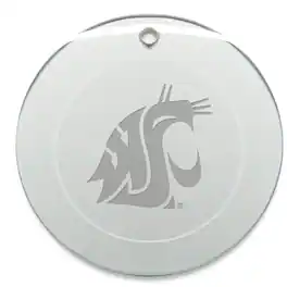 Jardine - Washington State Cougars Round Logo Ornament - Multicolor