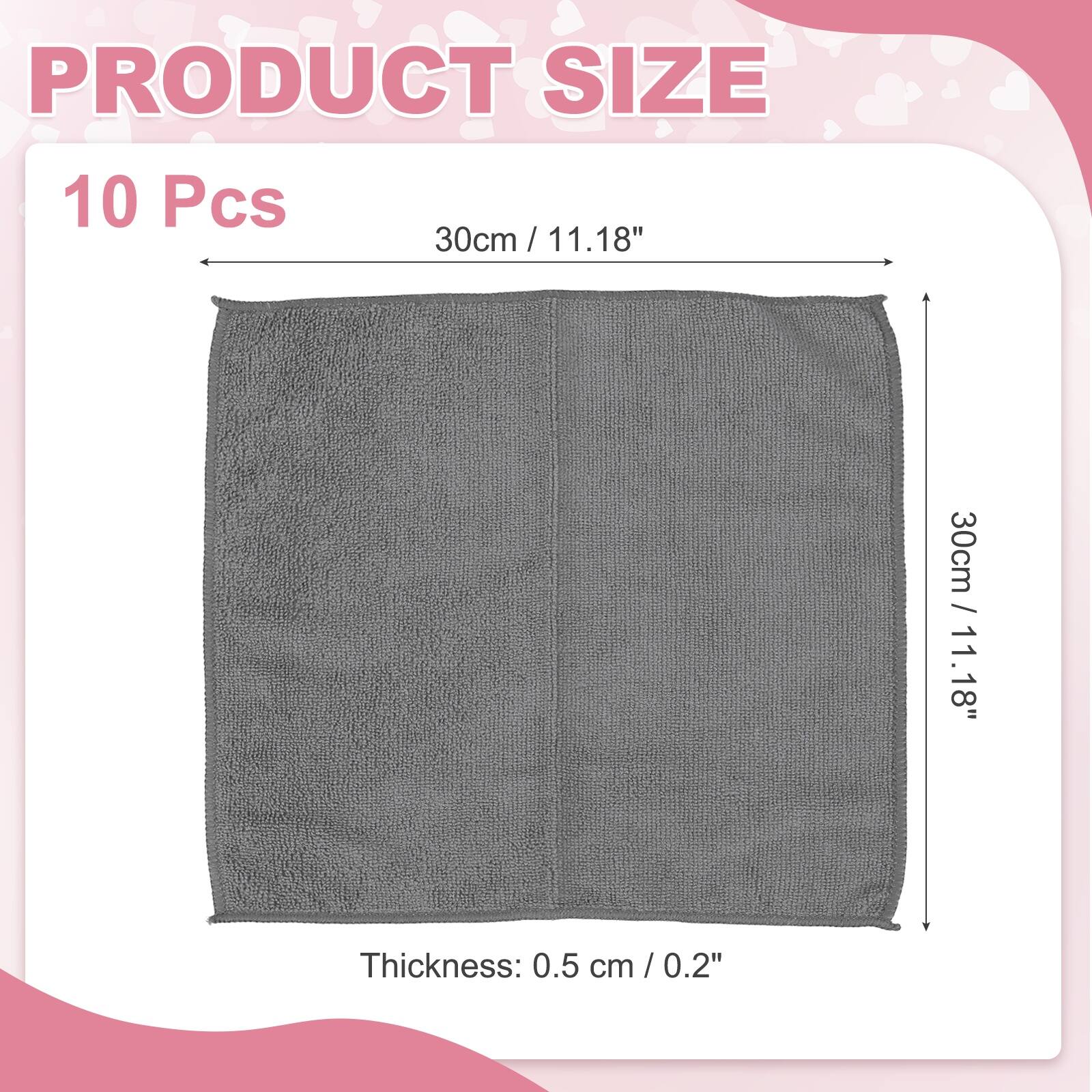 PRODUCT SIZE

10 Pcs

30cm / 11.18"

Thickness: 0.5 cm / 0.2"
