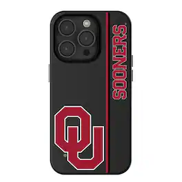 Keyscaper - NCAA - Oklahoma Sooners iPhone Magnetic Bump Case - 15 - Black