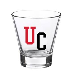 Indigo Falls - Cincinnati Bearcats 12oz. Slant Vault Rock Glass - Multicolor