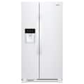 Whirlpool - 36 in. Wide 21 cu. ft. Side-by-Side Refrigerator with LED Interior Lighting - White