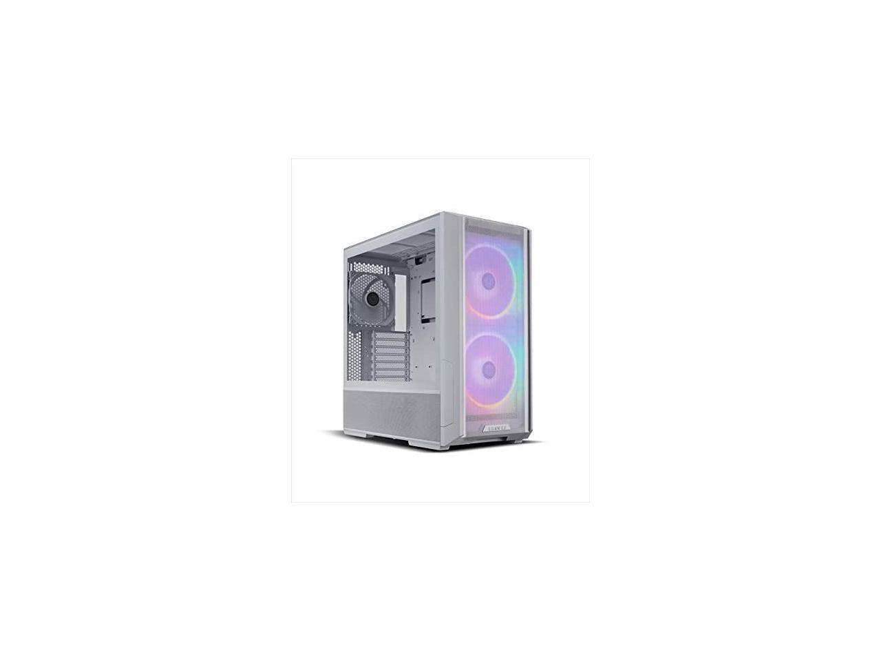 Lian Li LANCOOL 216RW White Steel ATX Mid Tower with 2x 16cm ARGB