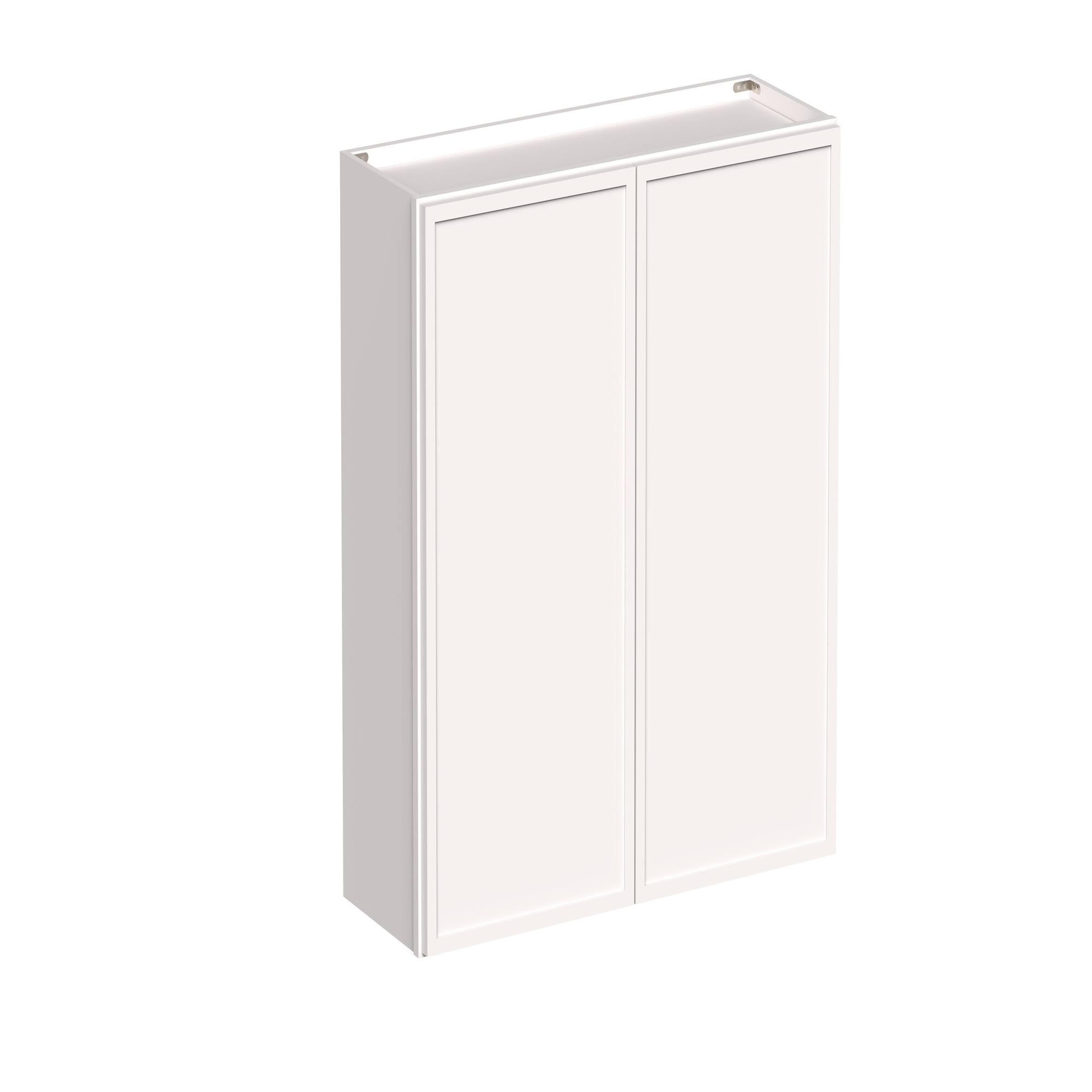 Angle. Boyel Living - 36-in W x 36-in H x 12-in D Slim Shaker RTA Kitchen Wall Cabinet with Soft-Close - Snow White.
