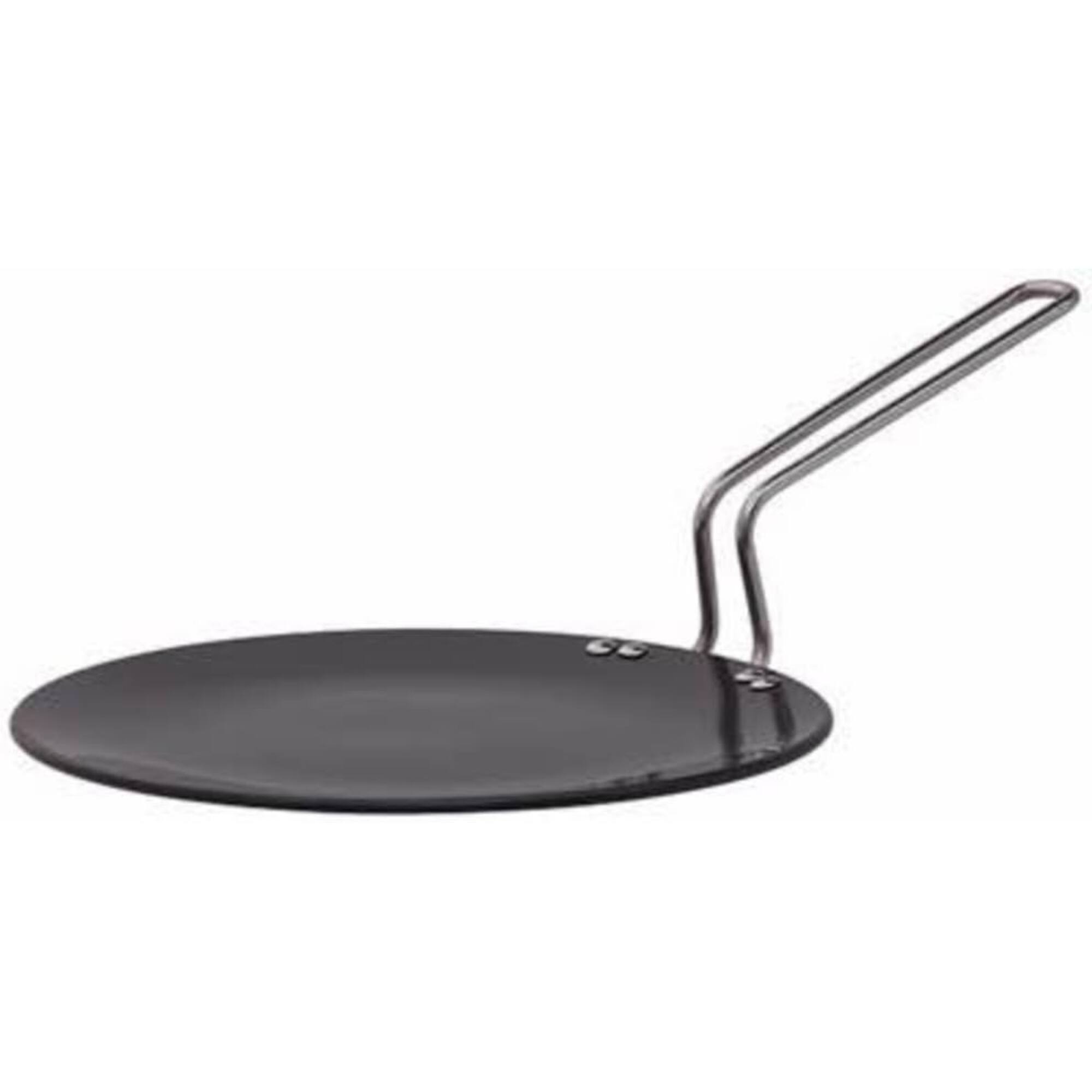 Front. Hawkins - Hawkins IART26 Black 26cm Iron Roti Tava Griddle - Black.