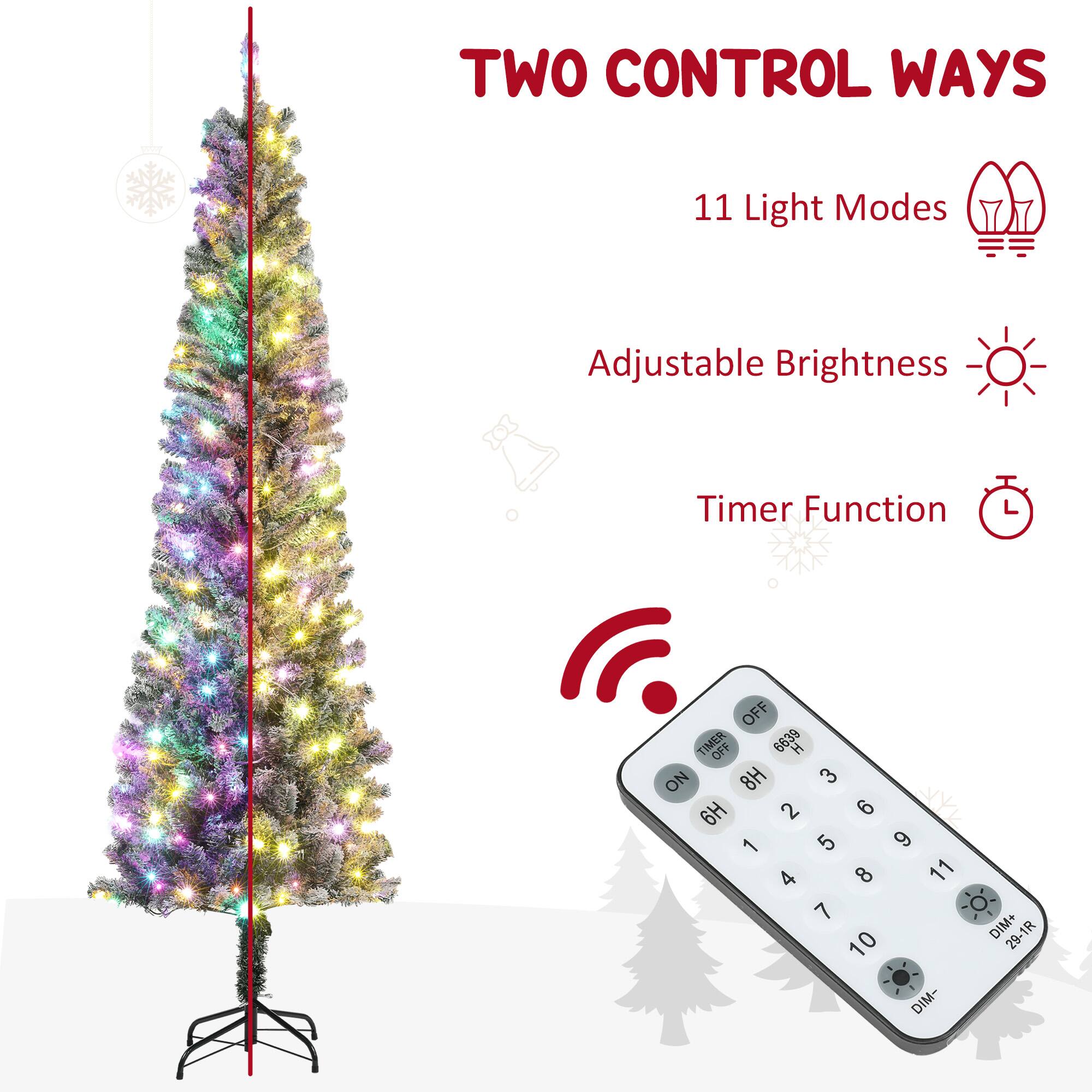 The text on the image can be grouped and corrected as follows:

- **Two Control Ways**
- **11 Light Modes**
- **Adjustable Brightness**
- **Timer Function**

The remote control buttons are labeled as:
- **OFF TIMER OFF**
- **ON 8H 3H**
- **1 2 3 4 5 6 7 8 9 10 11**
- **DIM- DIM+**
- **29-1R 1R**