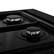 Alt View 1. ZLINE - Professional 48" Gas Cooktop with 7 Burners - Black stainless steel.