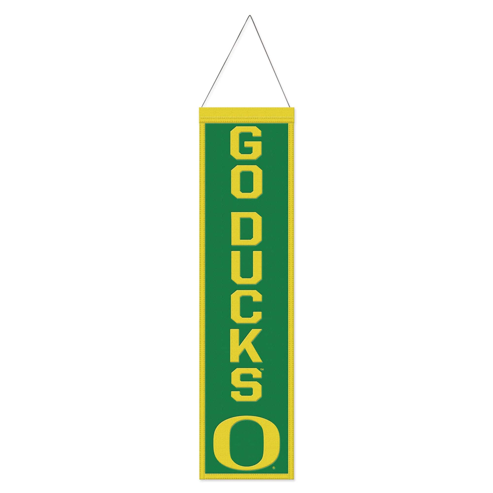 WinCraft - Oregon Ducks 8" x 32" Slogan Wool Banner - Multicolor