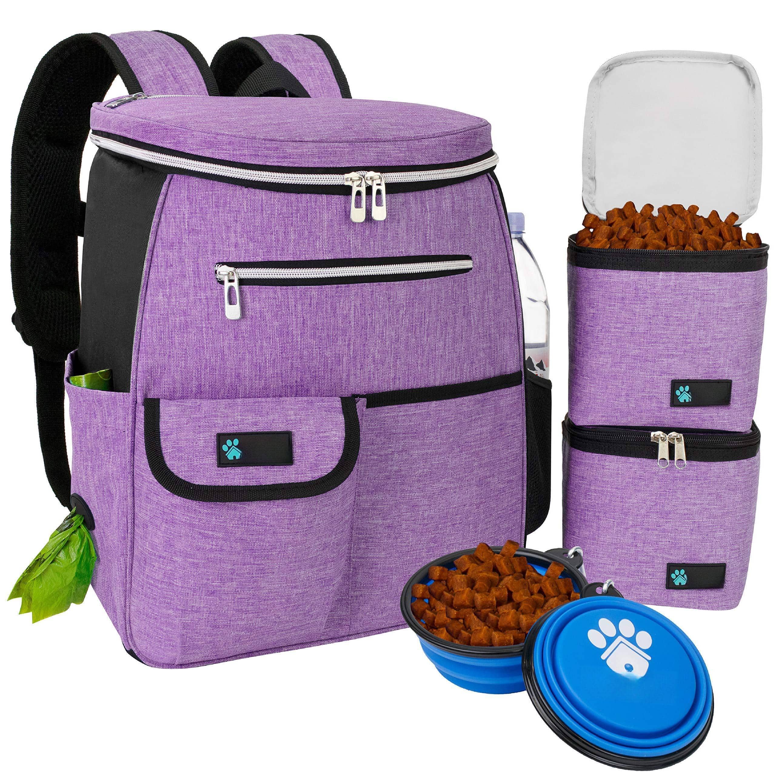Live At Space - Dog Travel Bag Backpack Airline Approved Bags For Traveling Puppy Diaper Supplies Pet Camping Hiking Accessories Mom Gif