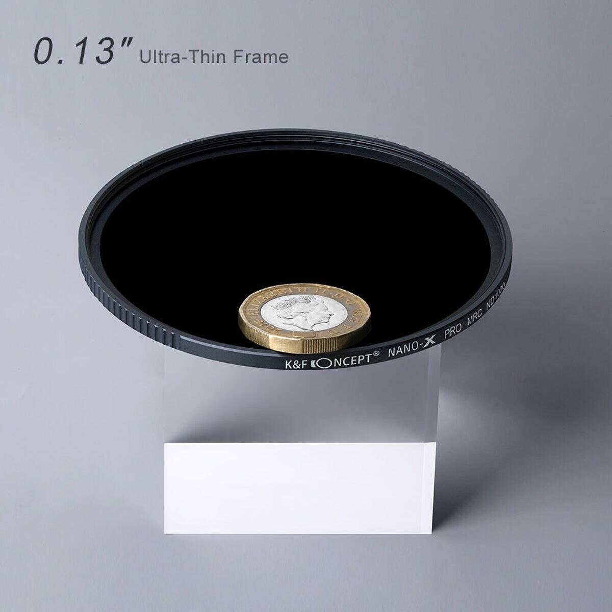 0.13" Ultra-Thin Frame

LIGIE NOR 2 NO S MRC PRO X NANO K&F CONCEPT
