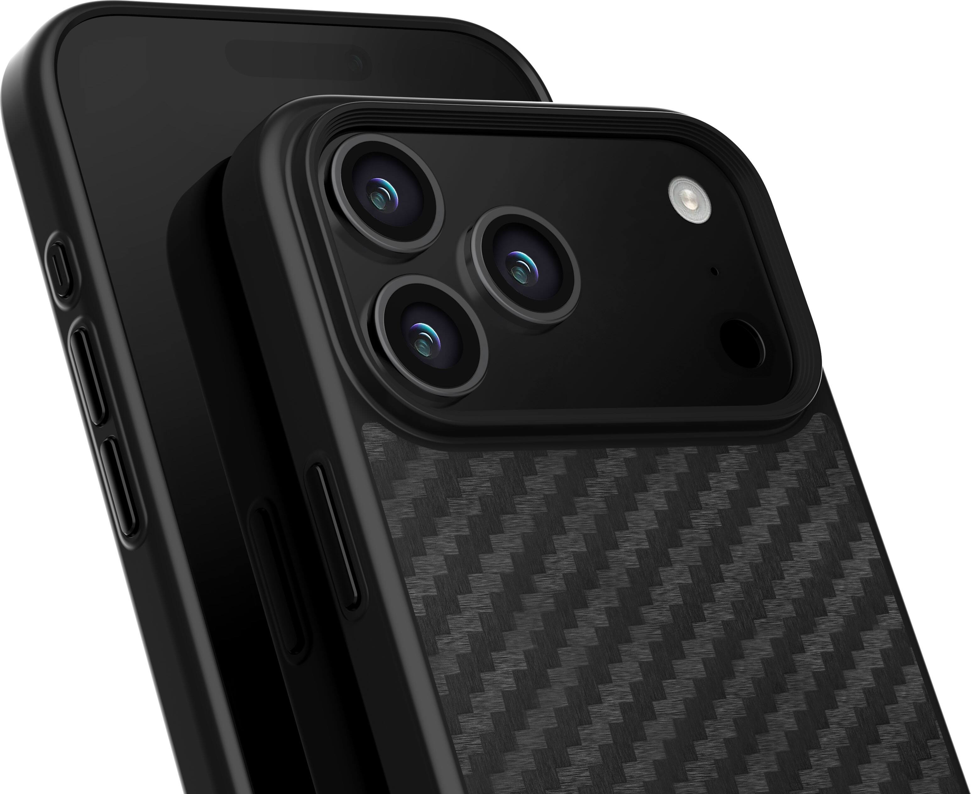 Alt View 1. The Ridge Wallet - Apple  iPhone 17 Pro Max Case - Carbon.