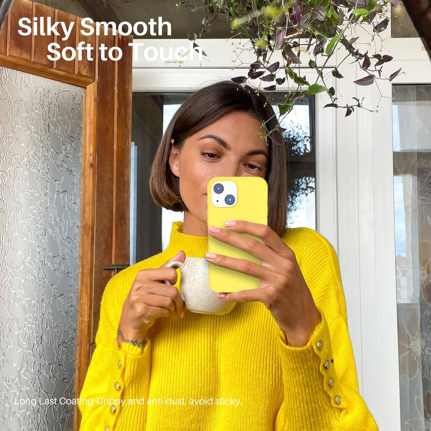 Silky Smooth Soft to Touch

Long Last Coating Grippy and anti-dust, avoid sticky.