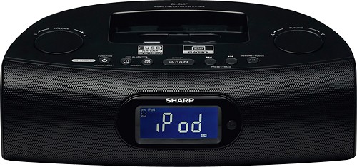  Sharp - Clock Radio with Apple® iPod® and iPhone® Dock