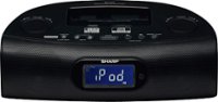 Front Standard. Sharp - Clock Radio with Apple® iPod® and iPhone® Dock.