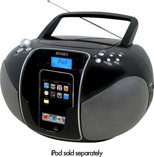  Jensen - Portable Docking CD Music System for Apple® iPod®