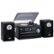 Front Zoom. Jensen - 4W CD Stereo System with Cassette, Turntable and AM/FM Radio - Black.