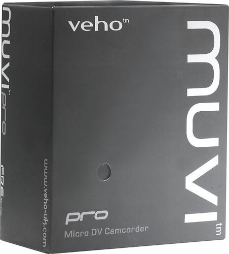 Best Buy: Veho Muvi Pro Flash Memory Camcorder Black VCC003MUVIPRO